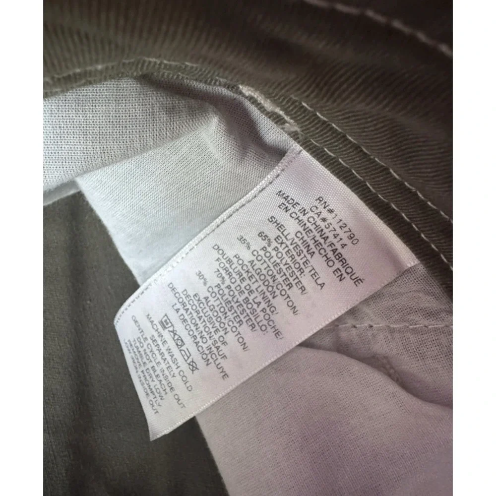 True Religion‎ Women's Military Cargo Trousers Olive Khaki Utility Y2K 34